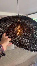 Organic shape cloud lamp - 40 cm - black