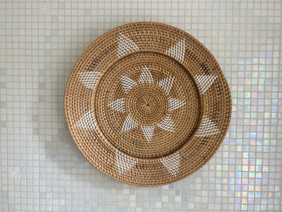 Rotan wall basket 50 cm